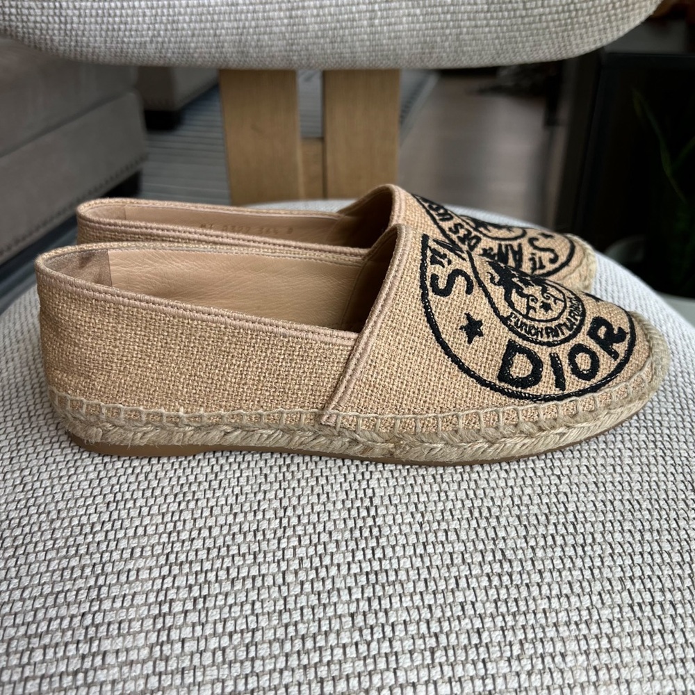 CHRISTIAN DIOR Granville Espadrilles in Beige - Picture 3 of 7